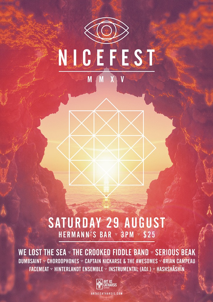 NICEFEST 2015. Artwork by Sam Harwood.